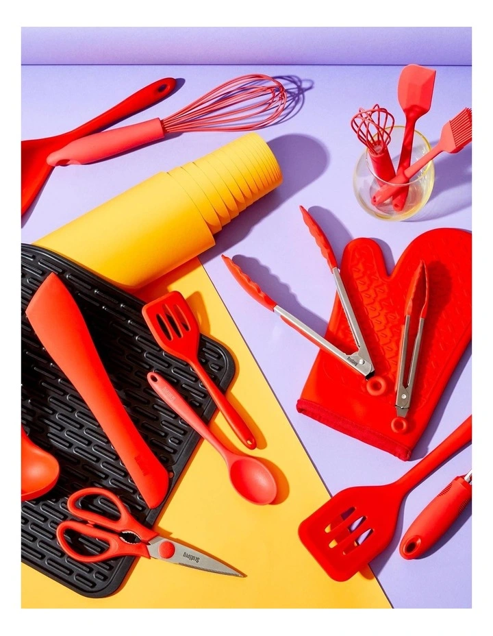 Scullery Kolori Slotted Turner in Red image 2