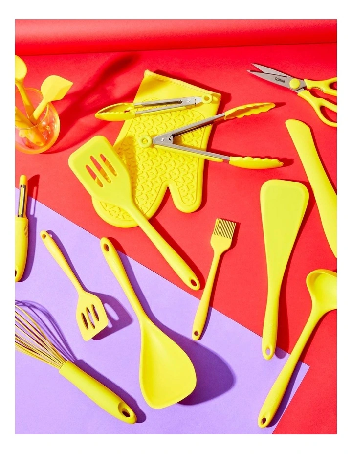 Scullery Kolori Slotted Turner in Yellow image 2