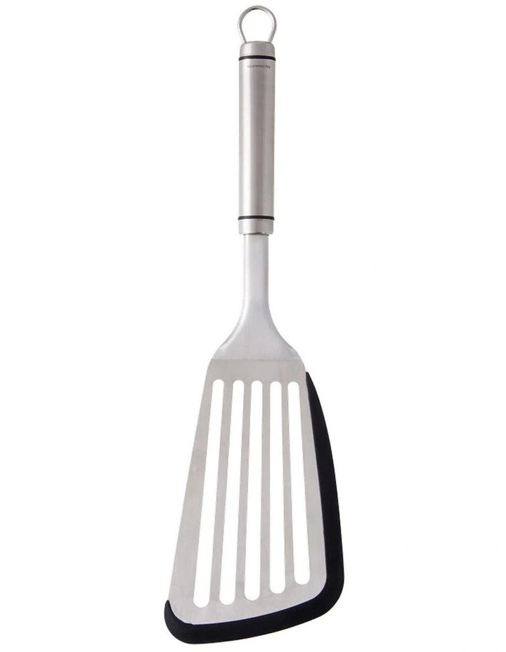Soffritto A-Series Fish Turner With Silicone Rim in Silver image 2