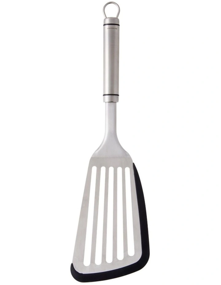 Soffritto A-Series Fish Turner With Silicone Rim in Silver image 3