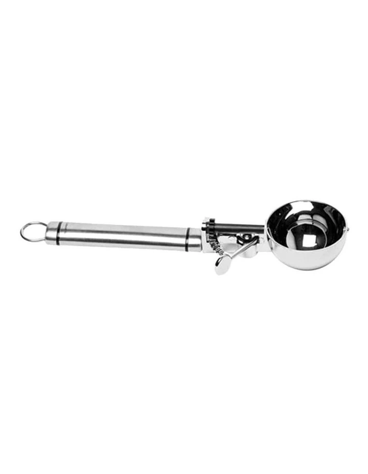 Soffritto A-Series Stainless Steel Lever Ice Cream Scoop in Silver image 1