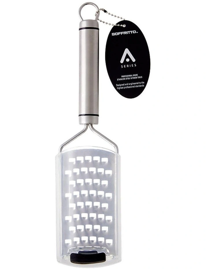 Soffritto A-Series Stainless Steel Catch Grater in Silver image 3