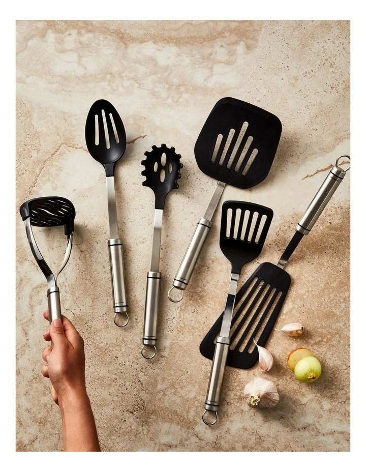 Soffritto A-Series Nylon Potato Masher in Silver image 3