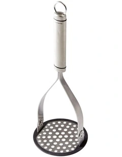 Soffritto A-Series Foldable Silicone Masher in Silver