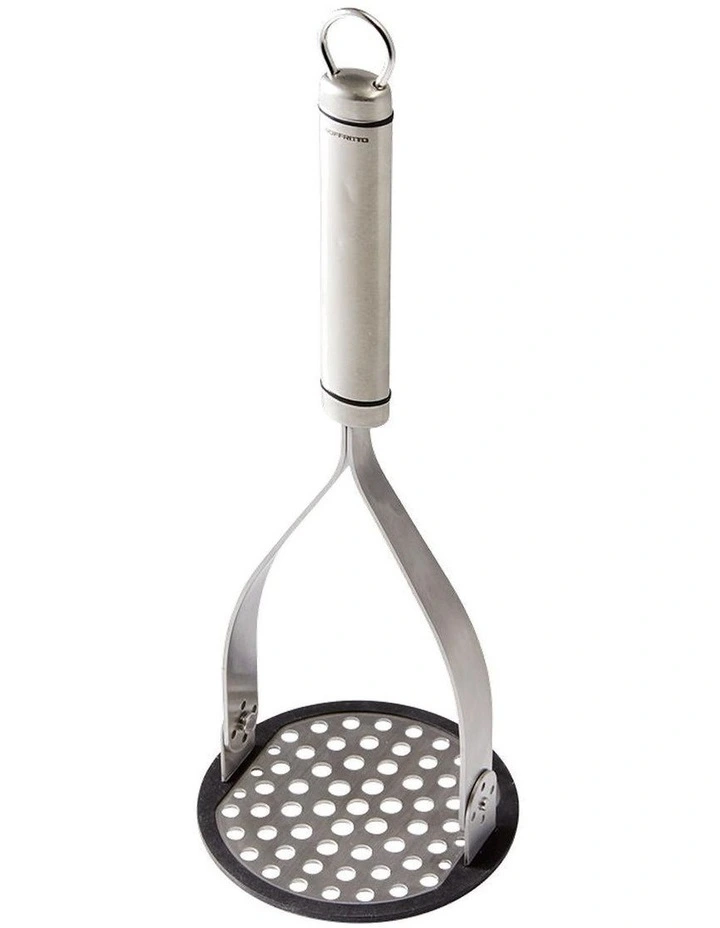 Soffritto A-Series Foldable Silicone Masher in Silver image 1
