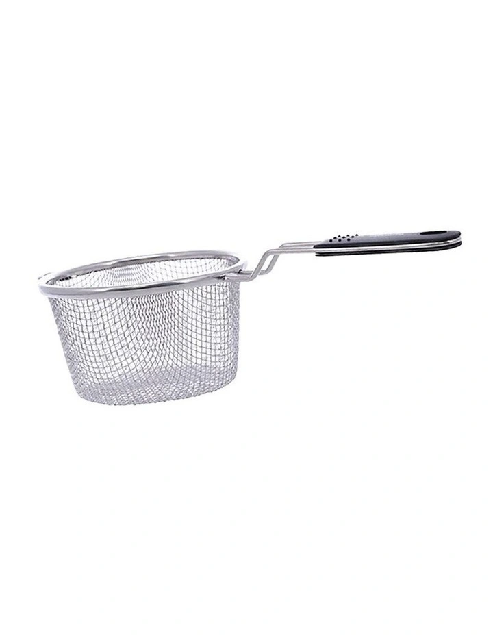 Soffritto A-Series Round Deep Fry Basket 18cm in Silver image 1