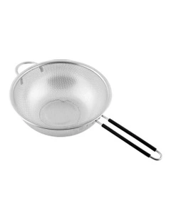 Soffritto A-Series Stainless Steel Hand Strainer 23.5cm in Silver