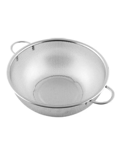 Soffritto A-Series Stainless Steel Strainer With Handle 28.5cm in Silver