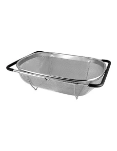 Soffritto A-Series Stainless Steel Over Sink Strainer in Silver