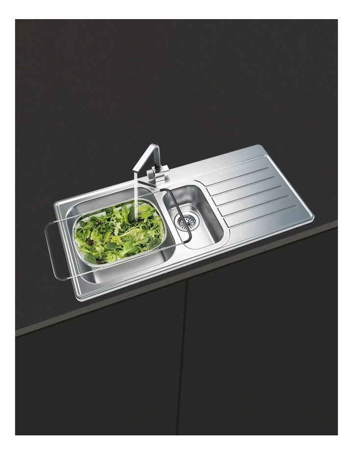 Soffritto A-Series Stainless Steel Over Sink Strainer in Silver image 4