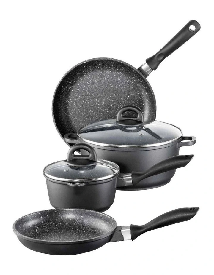 Baccarat Stone Cookware Set 4 Piece in Grey image 2