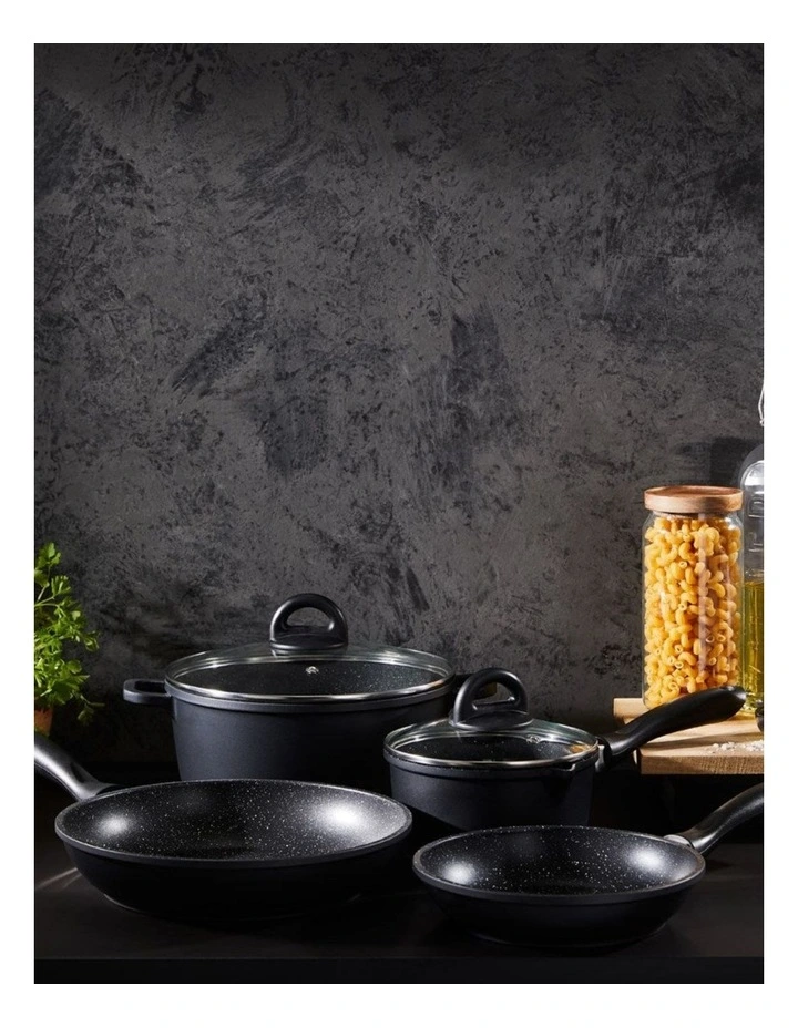 Baccarat Stone Cookware Set 4 Piece in Grey image 3