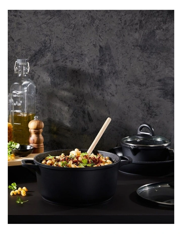 Baccarat Stone Cookware Set 4 Piece in Grey image 5