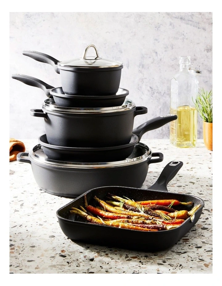 Baccarat Granite Cookware Set 6 Piece in Black image 5