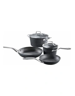 Baccarat Rock Cookware Set 4 Pieces in Black
