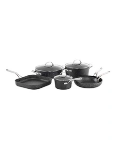 Baccarat Rock Cookware Set 6 Pieces in Grey