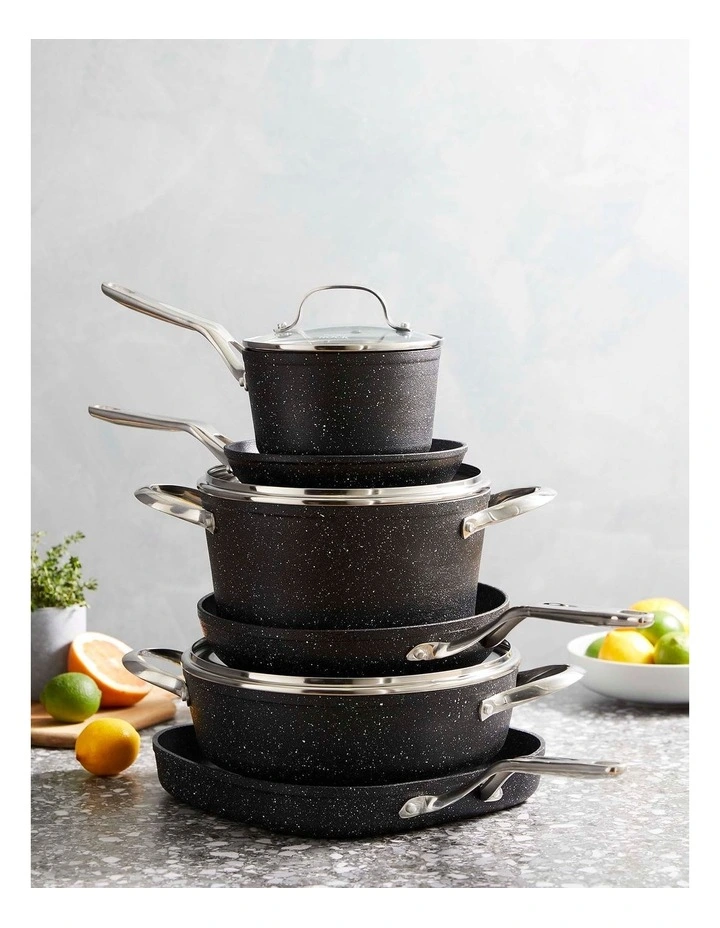 Baccarat Rock Cookware Set 6 Pieces in Grey image 2