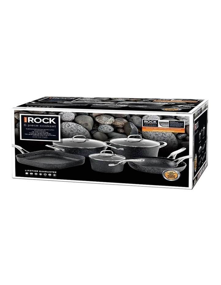 Baccarat Rock Cookware Set 6 Pieces in Grey image 3