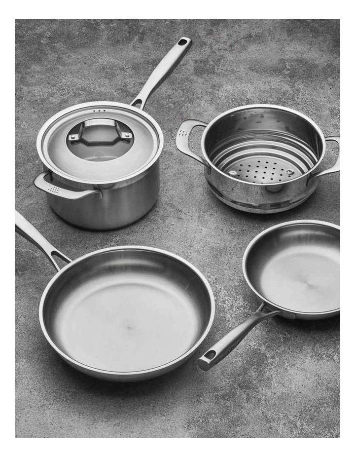 Baccarat iD3 Stainless Steel Cookware Set 4 Piece in Silver image 2