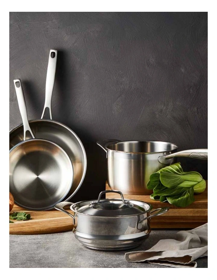 Baccarat iD3 Stainless Steel Cookware Set 4 Piece in Silver image 3