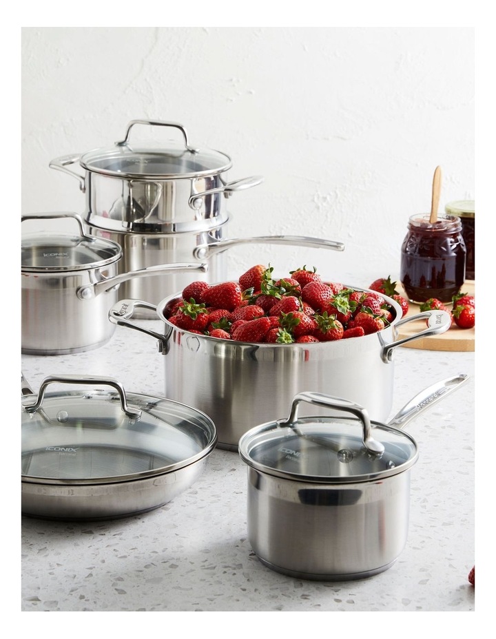 Baccarat iconiX Stainless Steel Cookware Set 6 Piece in Silver image 2