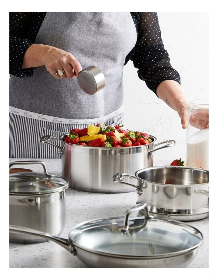 Baccarat iconiX Stainless Steel Cookware Set 6 Piece in Silver image 5