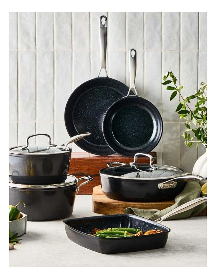 Baccarat GREEN STONE Cookware Set 6 Pieces in Black image 4