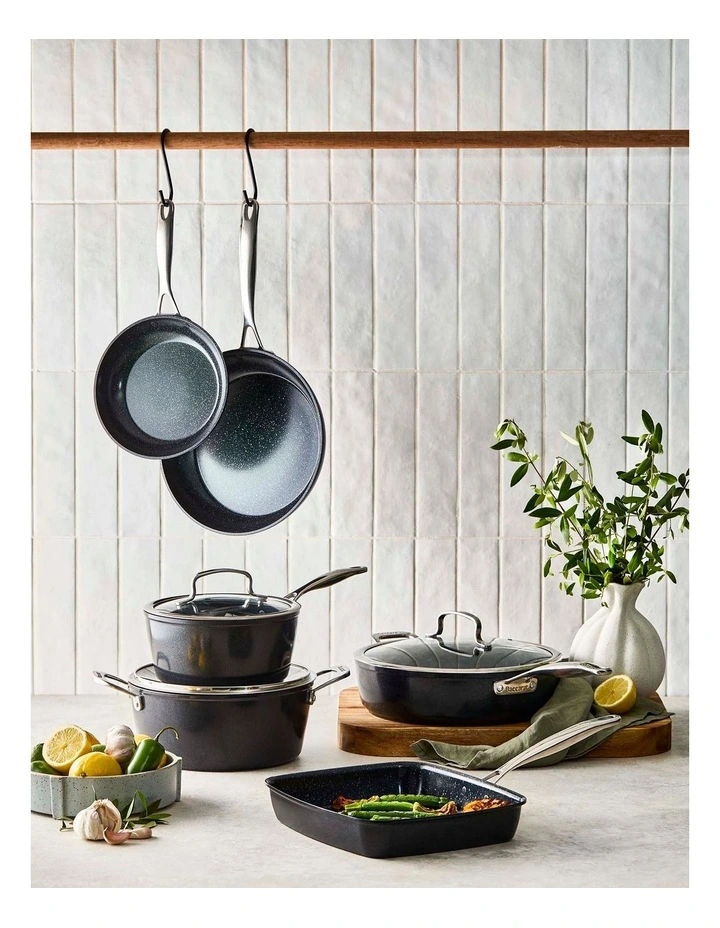 Baccarat GREEN STONE Cookware Set 6 Pieces in Black image 5