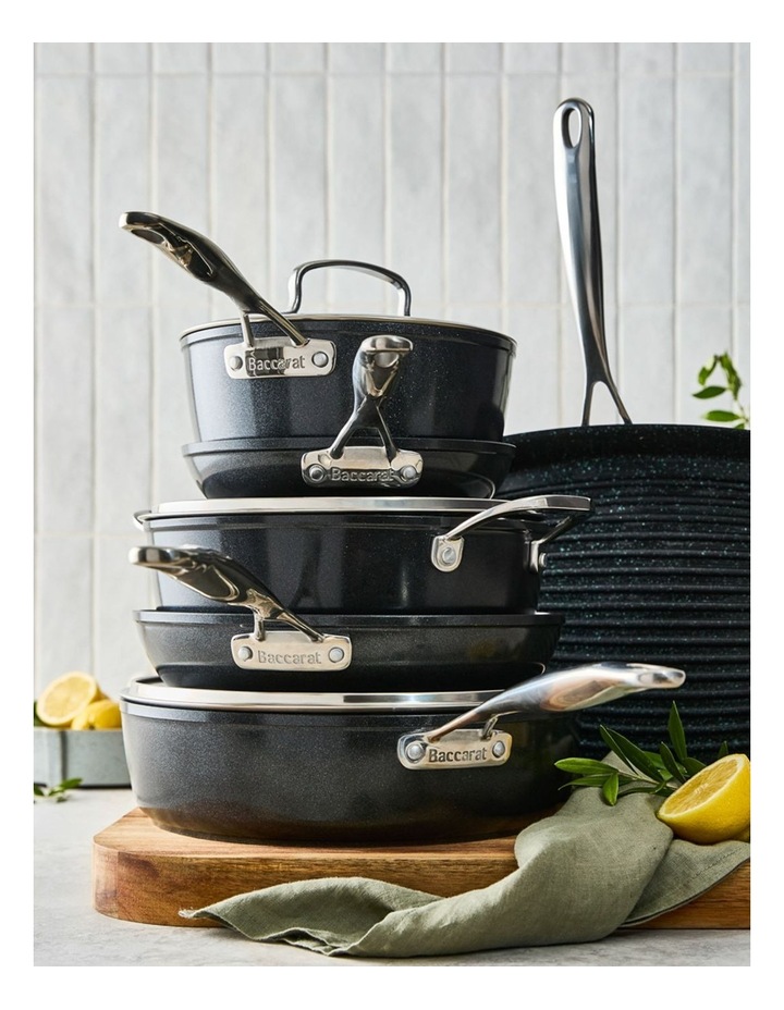 Baccarat Green Stone Cookware Set 6 Piece in Black image 5