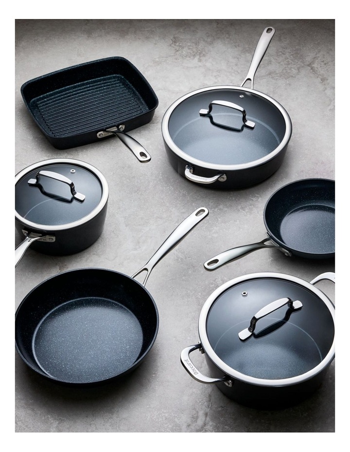 Baccarat Green Stone Cookware Set 6 Piece in Black image 7