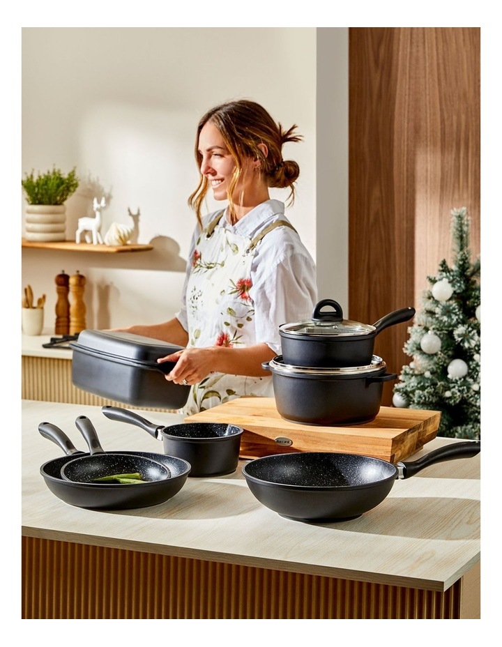 Baccarat STONE 10 Piece Cookware Set with Wok in Grey image 6