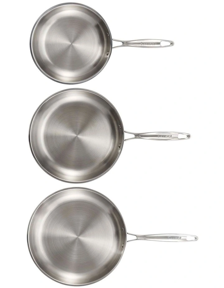 Baccarat iconiX Frypan Tri Pack 20cm, 24cm & 28cm in Silver image 2