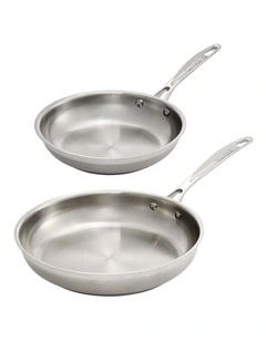 Baccarat iconiX Frypan Twin Pack 20cm & 26cm in Silver