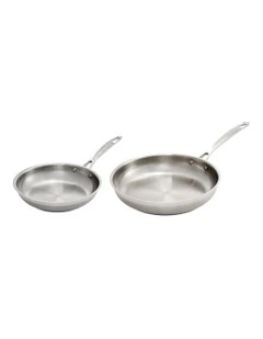 Baccarat iconiX Frypan Twin Pack 20cm & 26cm in Silver