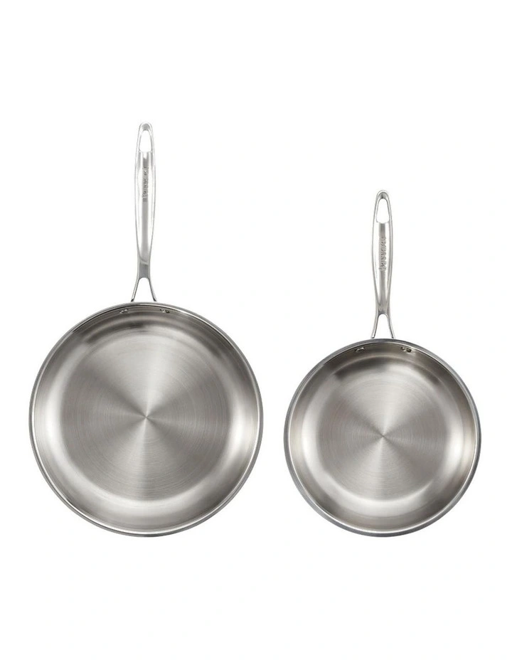 Baccarat iconiX Frypan Twin Pack 20cm & 26cm in Silver image 2