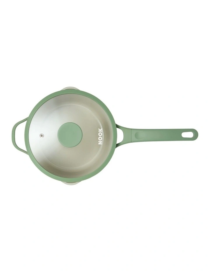 Baccarat Nook Saucepan with Lid 20cm in Green image 2
