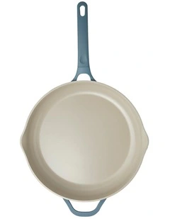 NOOK by Baccarat Frypan with Helper Handle 32cm in Denim