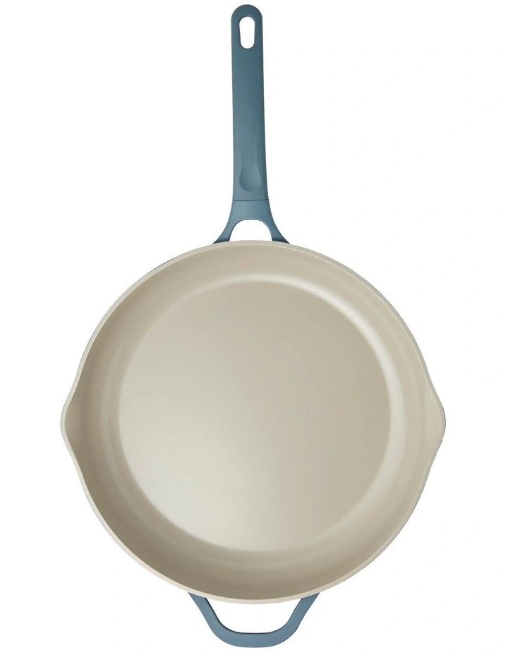 NOOK by Baccarat Frypan with Helper Handle 32cm in Denim image 1