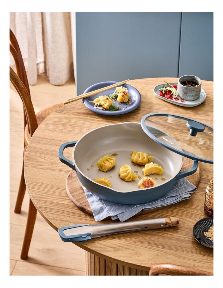 Baccarat NOOK Saute Pan With Lid 30cm in Blue image 2