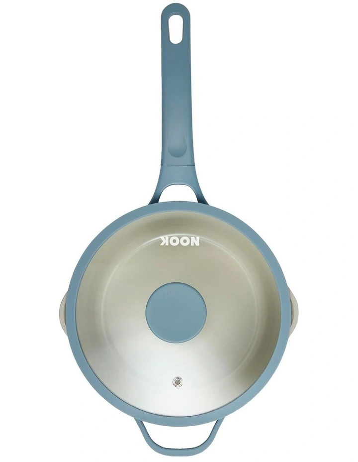 NOOK by Baccarat Saucepan With Lid 20cm in Blue image 1