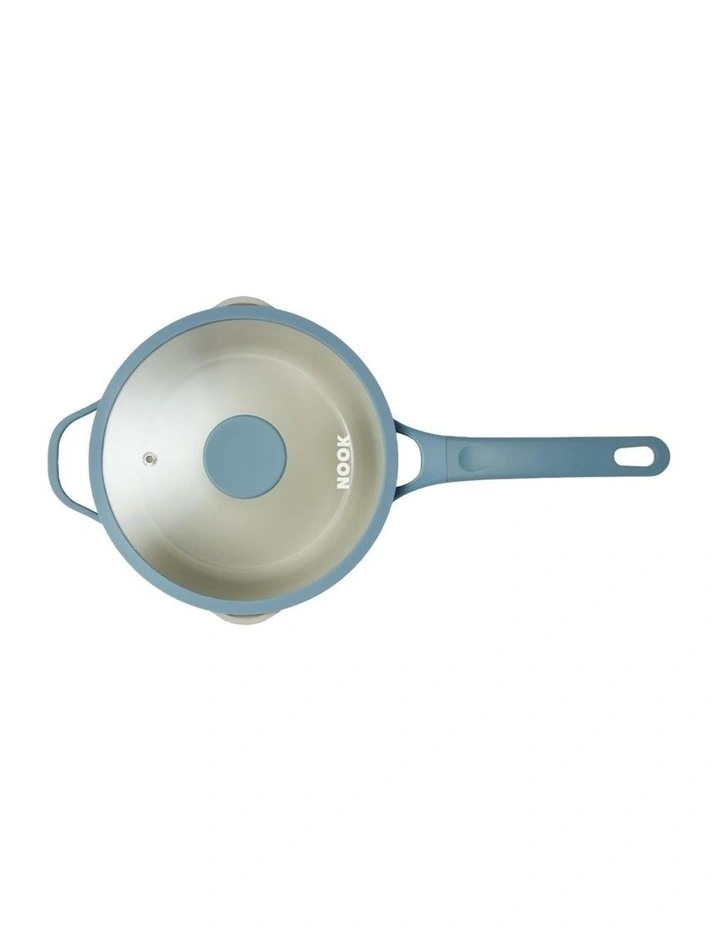 Baccarat Nook Saucepan With Lid 20cm in Blue image 2