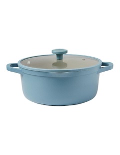 NOOK by Baccarat Casserole With Lid 28cm in Denim