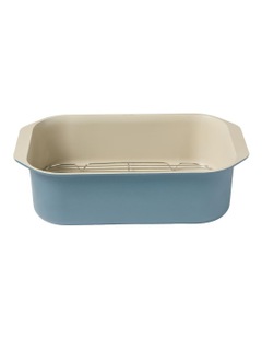 NOOK by Baccarat Roaster With Rack 34cm in Denim