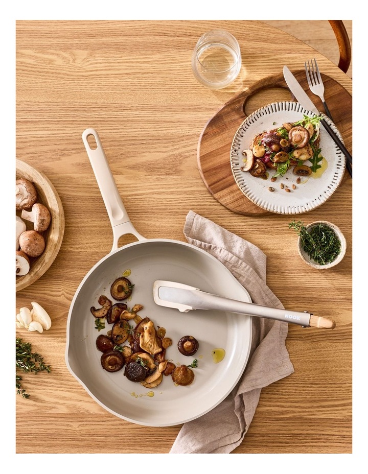 NOOK by Baccarat Frypan 30cm in Cream image 2