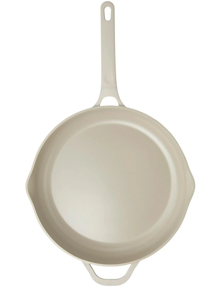NOOK by Baccarat Frypan With Helper Handle 32cm in Cream image 1