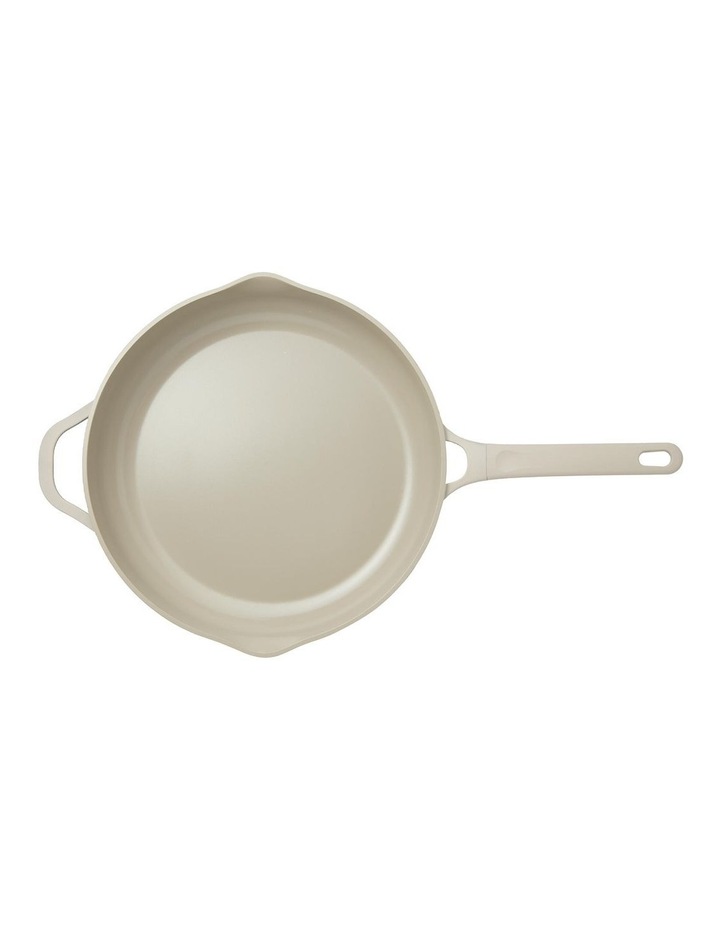 NOOK by Baccarat Frypan With Helper Handle 32cm in Cream image 3