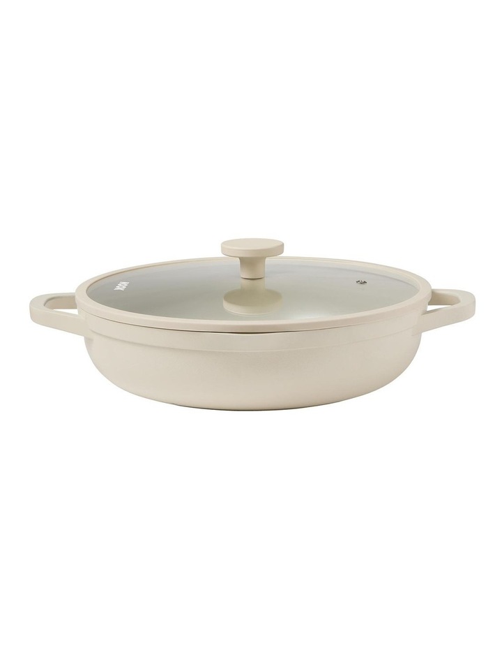 NOOK by Baccarat Saute Pan With Lid 30cm in Cream image 1