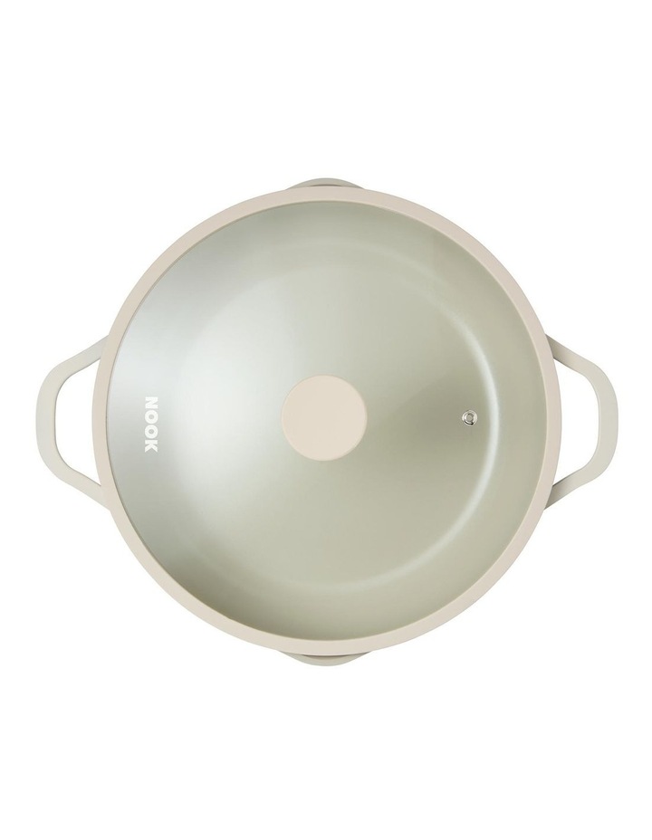 NOOK by Baccarat Saute Pan With Lid 30cm in Cream image 3