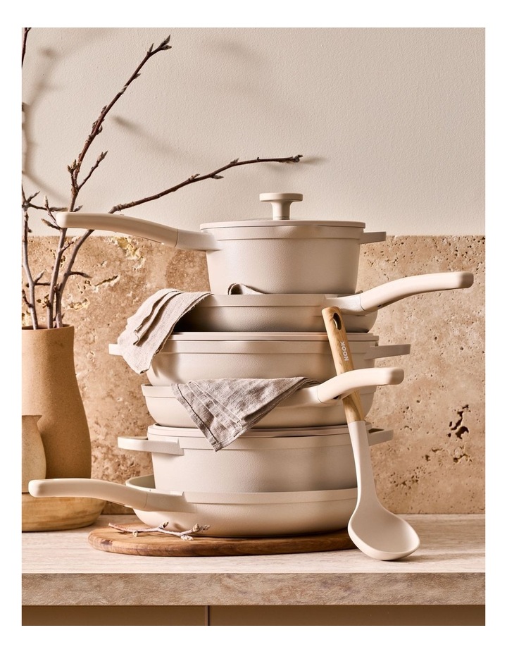 NOOK by Baccarat Saute Pan With Lid 30cm in Cream image 6