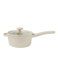 NOOK by Baccarat Saucepan With Lid 20cm in Cream